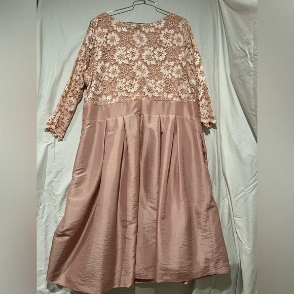 J Howard Elegant Pink Floral Lace Women’s Dress Wedding Guest - Picture 9 of 9